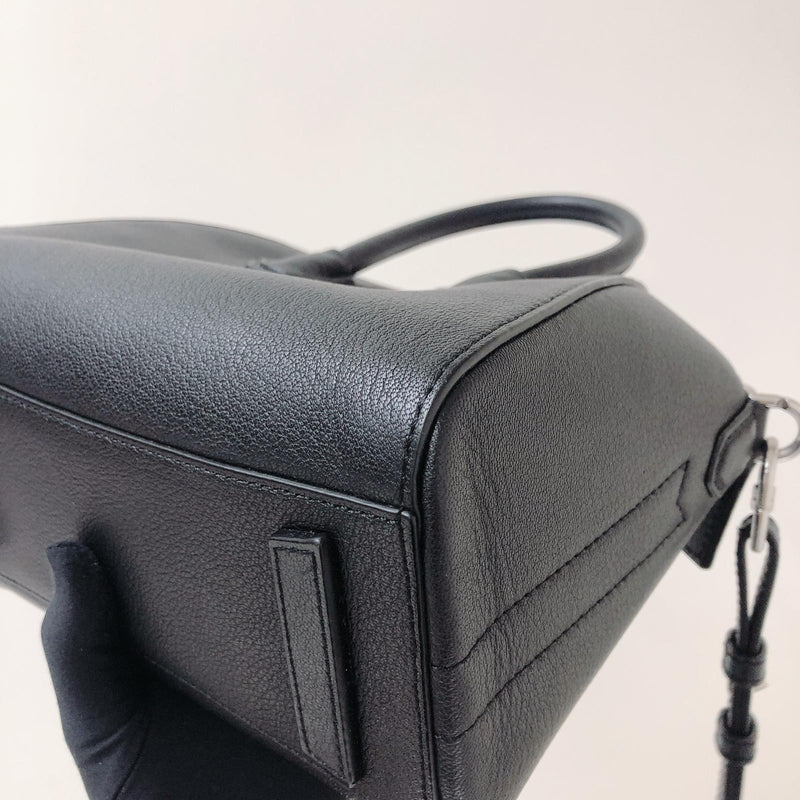 Mini Antigona Bag in Black in SHW