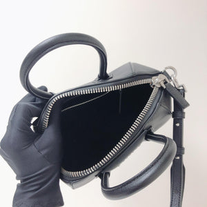 Mini Antigona Bag in Black in SHW