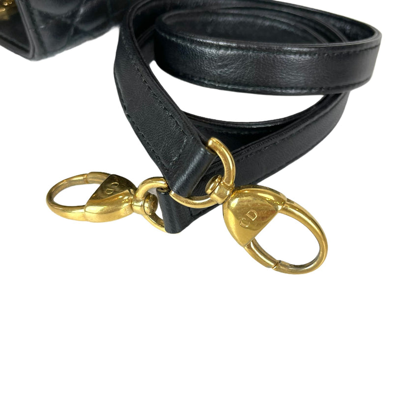 Lady Dior Medium in Black with GHW
