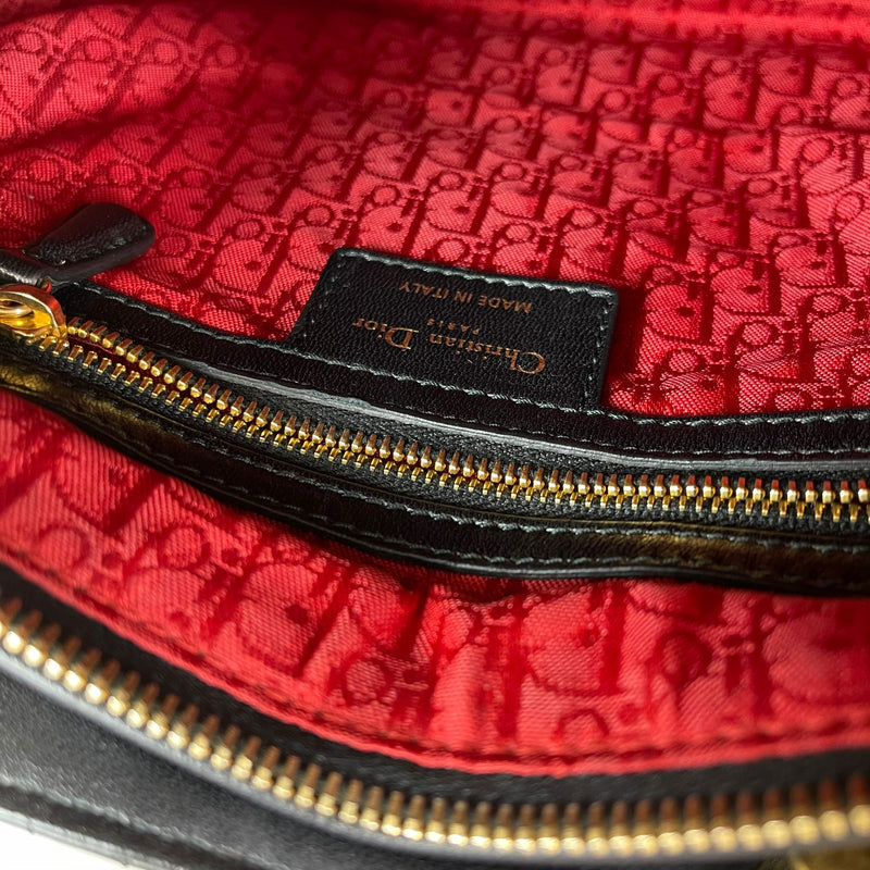 Lady Dior Medium in Black with GHW