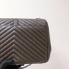 College Large Chevron Bag in Brown with RHW