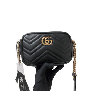 GG Marmont Mini Shoulder Bag Black