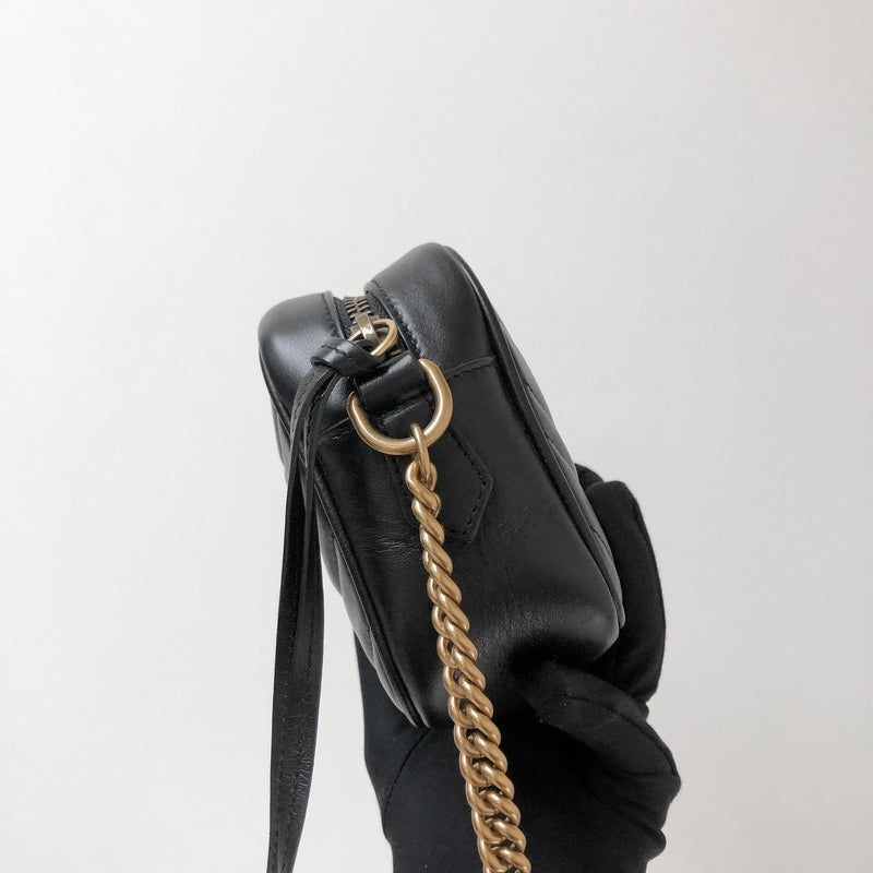 GG Marmont Mini Shoulder Bag Black