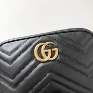 GG Marmont Mini Shoulder Bag Black