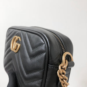 GG Marmont Mini Shoulder Bag Black
