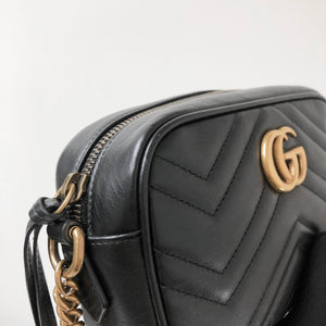 GG Marmont Mini Shoulder Bag Black