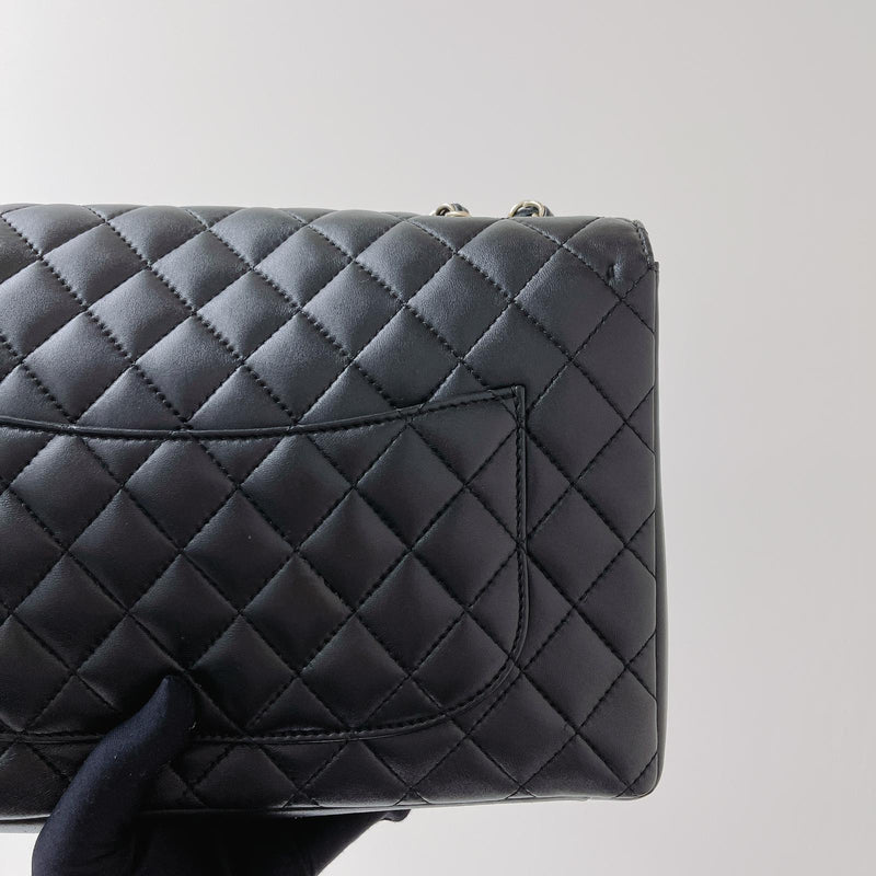 Mademoiselle Chic Single Flap Bag in Black with LGHW