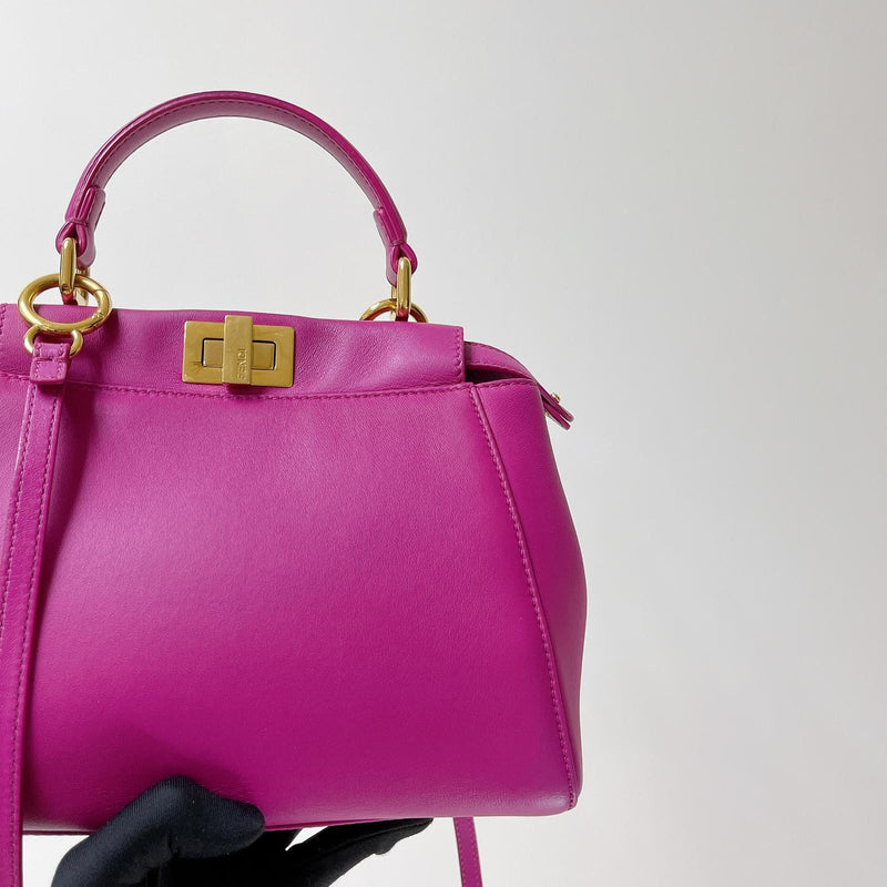 Fendi x Versace Fendace Pink Mini Peekaboo