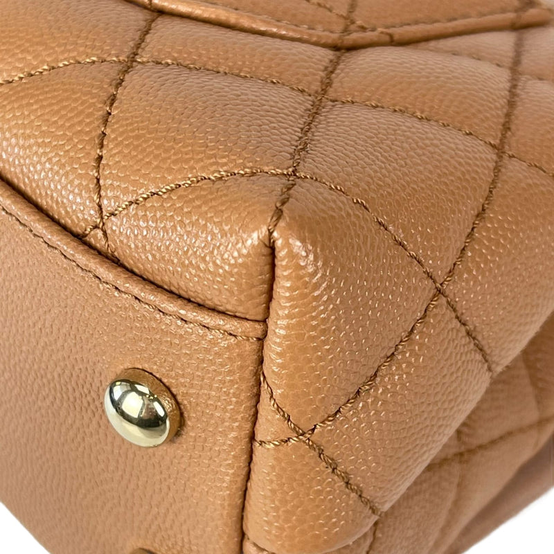 Mini Coco Handle Flap Caramel LGHW