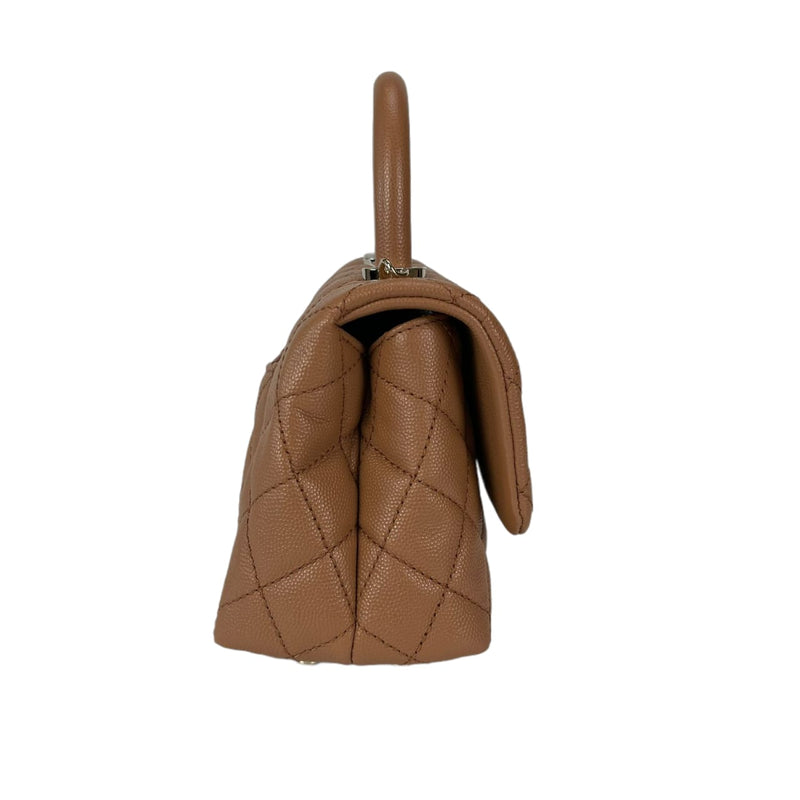 Mini Coco Handle Flap Caramel LGHW