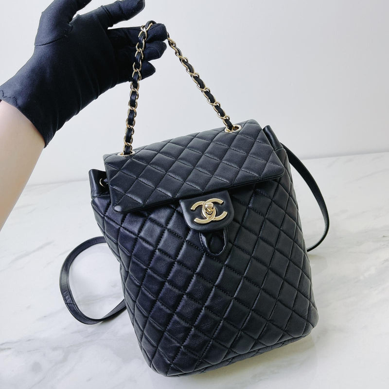 Chanel Lambskin Urban Spirit Small Backpack (SHF-YEvGDF) – LuxeDH