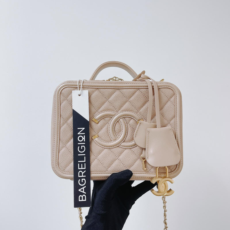 Chanel vanity deals case nude