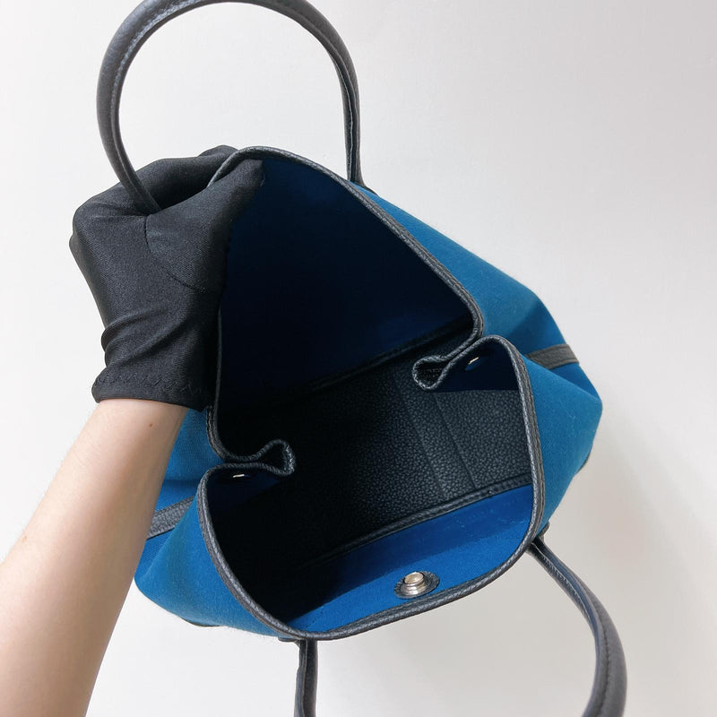 D' Borse Boutique - Hermes Garden Party 30cm In Blue Sapphire