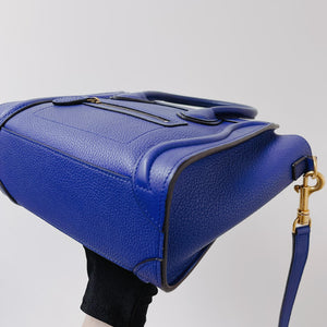 Nano Luggage Tote Blue with GHW