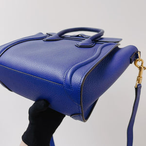 Nano Luggage Tote Blue with GHW