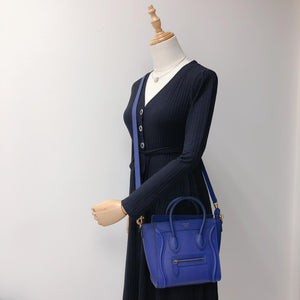 Nano Luggage Tote Blue with GHW