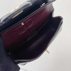 Classic Double Flap Lambskin Small in Black GHW
