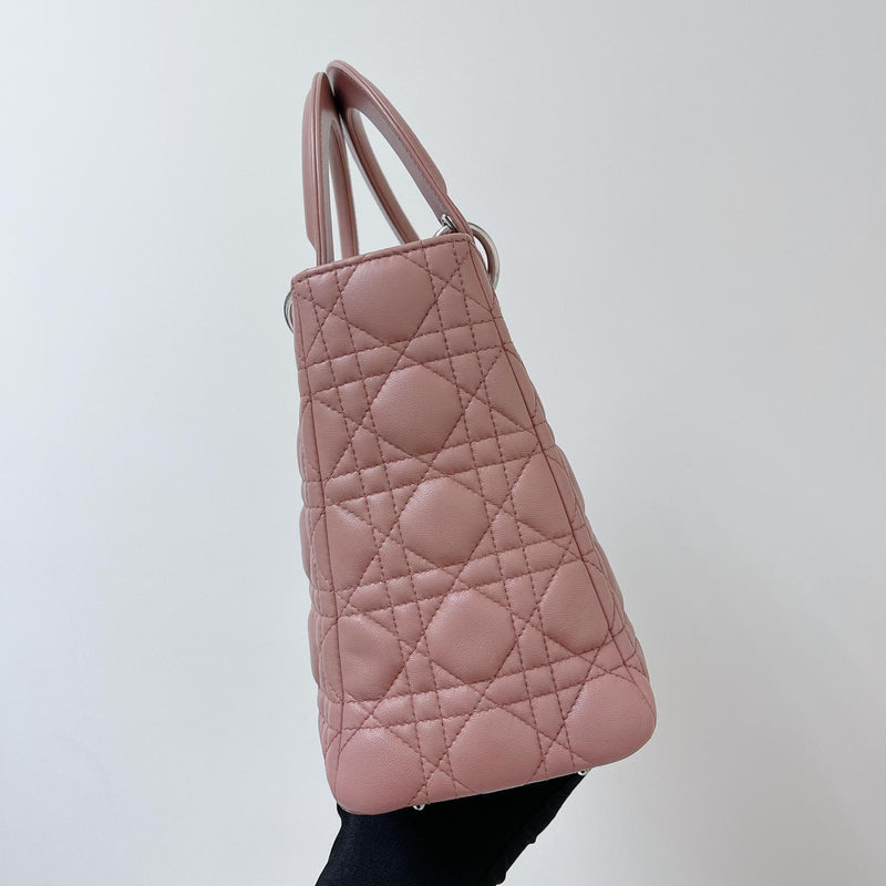 Lambskin Lady Dior Medium Powder Pink