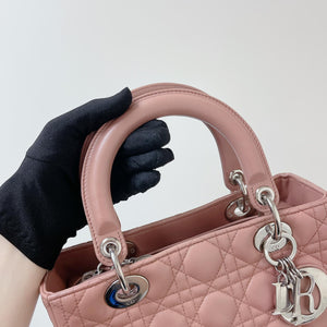 Lambskin Lady Dior Medium Powder Pink