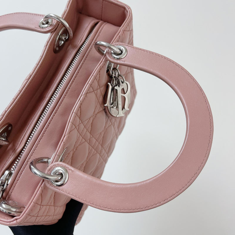 Lambskin Lady Dior Medium Powder Pink