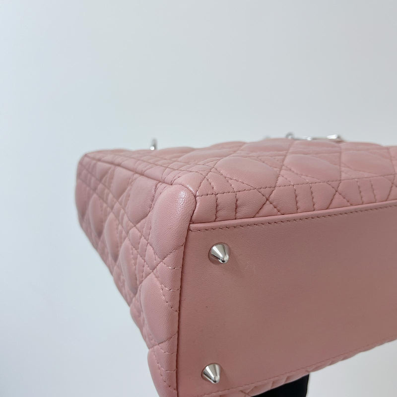 Lambskin Lady Dior Medium Powder Pink