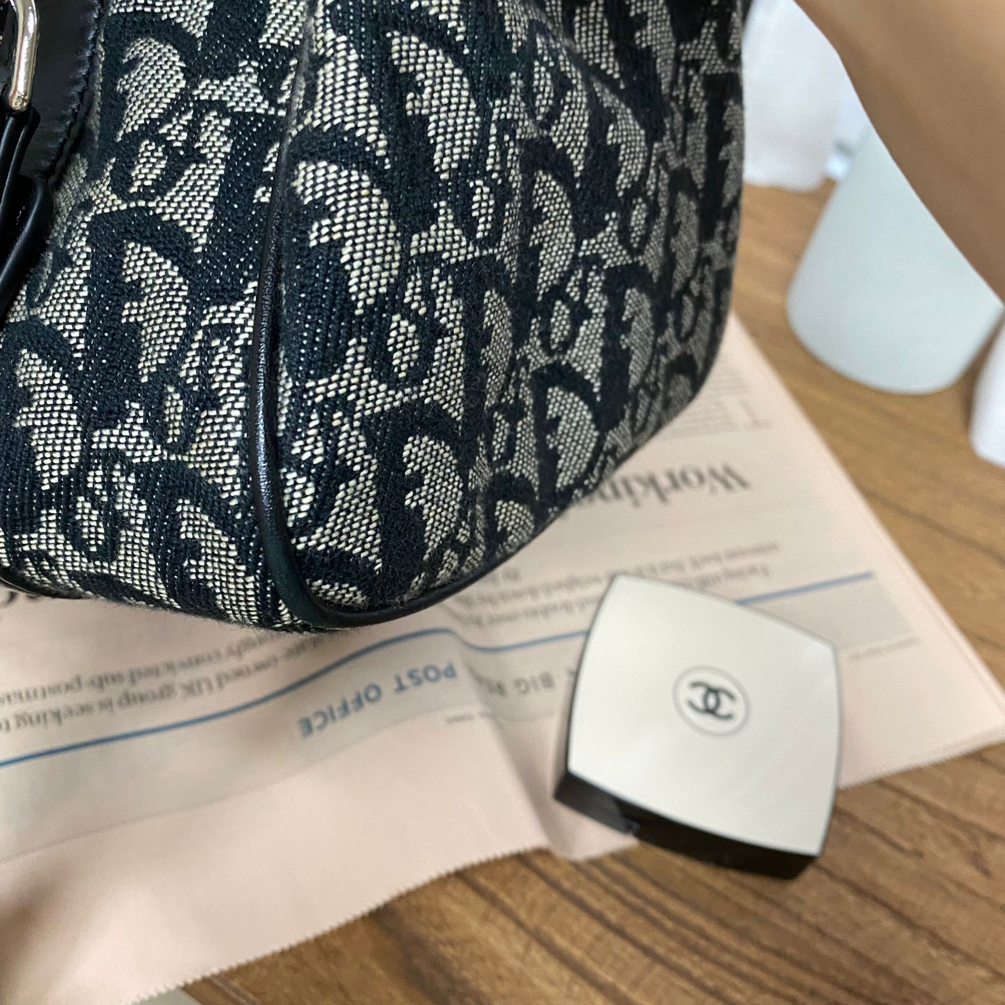 バッグ Christian Dior Boston Bag Ethnic Line CHRISTIAN DIOR Ethnic Line Trotter Braided Boston Bag