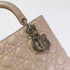 Lady Dior Medium Beige SHW