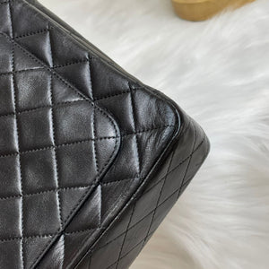 Vintage Double Flap Lambskin Black GHW