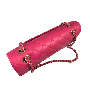Classic Flap Medium Lambskin Pink GHW