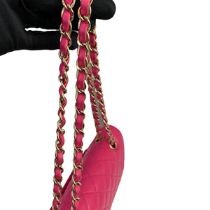 Classic Flap Medium Lambskin Pink GHW