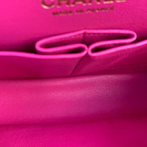 Classic Flap Medium Lambskin Pink GHW