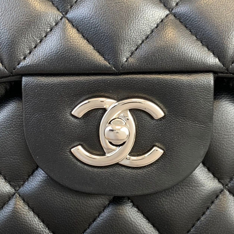 Classic Flap Jumbo Lambskin Black SHW