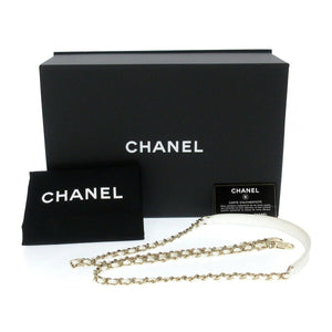 Coco Handle Mini Caviar Iridescent White LGHW