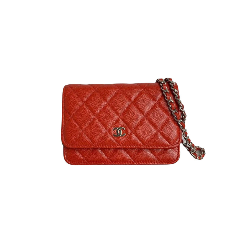 WOC Mini Red Leather SHW