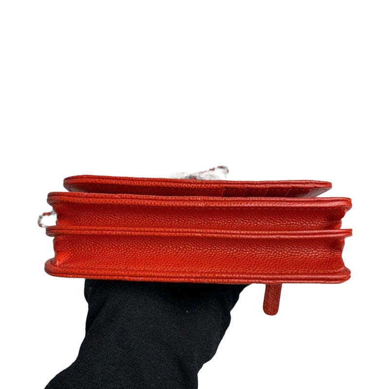 WOC Mini Red Leather SHW