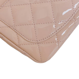 Classic Flap Mini Square Patent Pink SHW