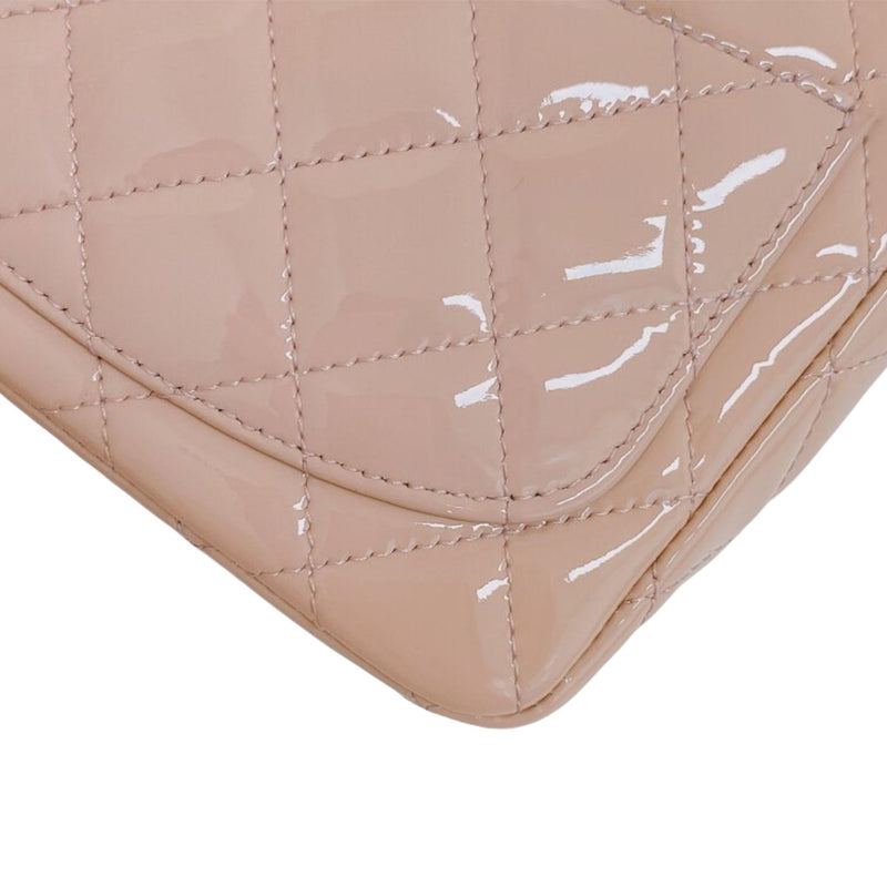Classic Flap Mini Square Patent Pink SHW