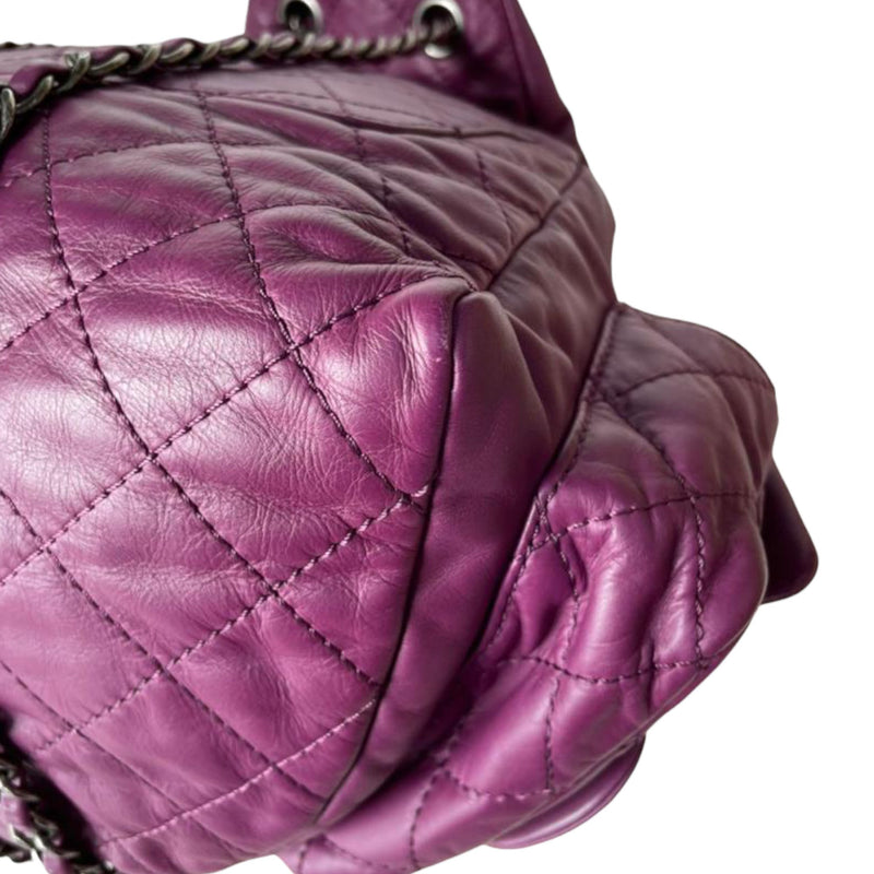 Backpack is Back Calfskin Large Purple RHW