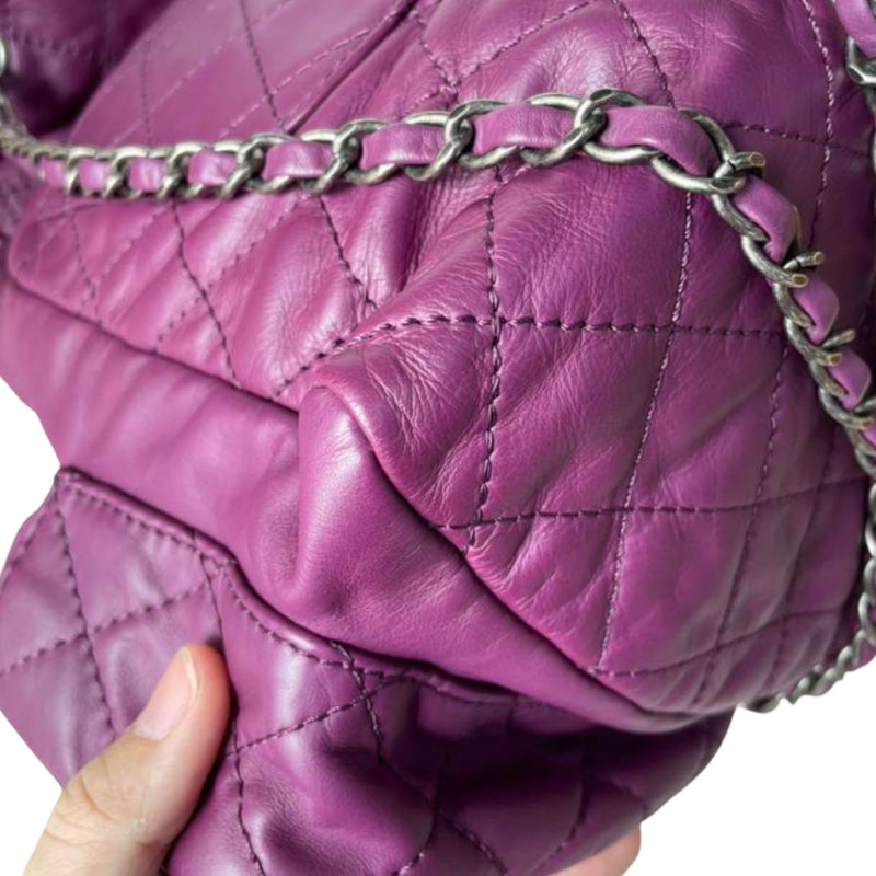 Backpack is Back Calfskin Large Purple RHW
