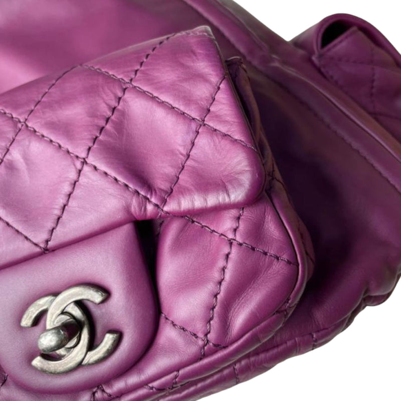 Backpack is Back Calfskin Large Purple RHW