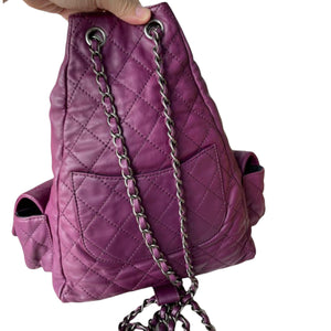 Backpack is Back Calfskin Large Purple RHW