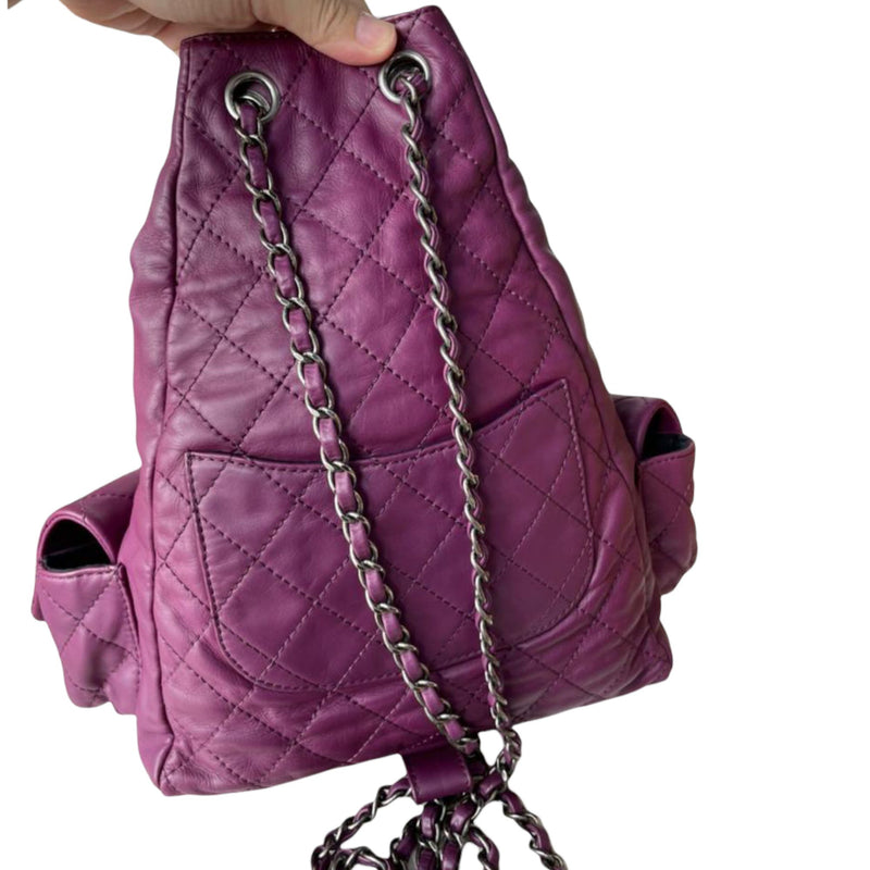 Backpack is Back Calfskin Large Purple RHW