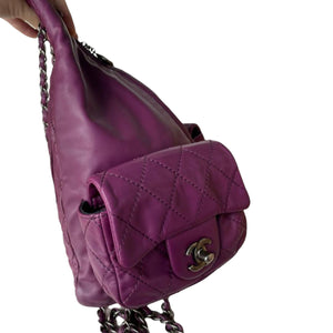 Backpack is Back Calfskin Large Purple RHW