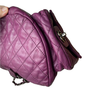Backpack is Back Calfskin Large Purple RHW