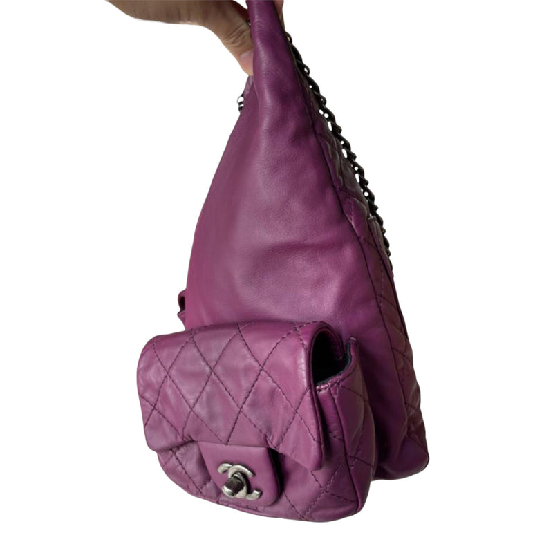 Backpack is Back Calfskin Large Purple RHW