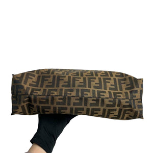 Tobacco Zucca Shopping Tote Canvas Brown