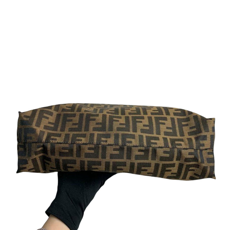 Tobacco Zucca Shopping Tote Canvas Brown
