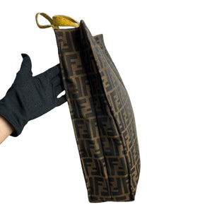 Tobacco Zucca Shopping Tote Canvas Brown