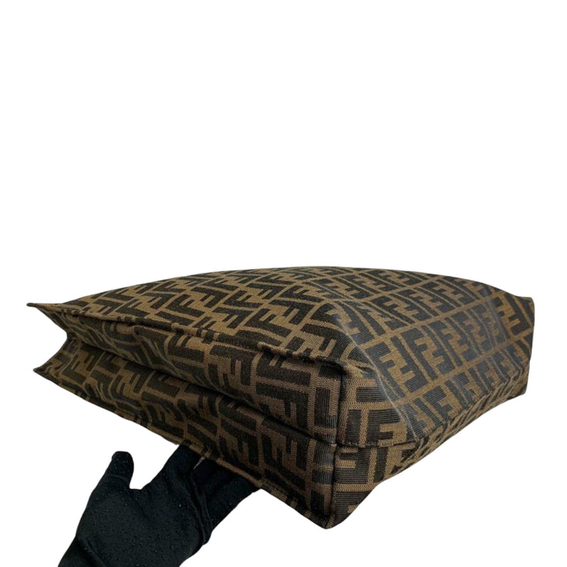 Tobacco Zucca Shopping Tote Canvas Brown
