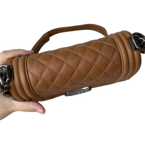 Cowboy Small Lambskin Boy Brown RHW